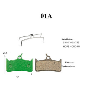 <span class=keywords><strong>1</strong></span> Par de Pastilhas de Freio Cerâmicas para Bicicleta MTB, Peças de Bicicleta, Pastilhas de Freio Hidráulicas para Ciclismo, Acessórios para Bicicleta - Product Image 3