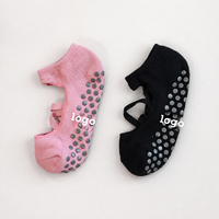 Calcetines de Yoga Antideslizantes de Silicona con Logotipo Personalizado Glacier, Color Blanco Crema, para Mujer, Alta Calidad, MOQ Bajo, OEM, Venta al por Mayor, Pilates