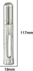 Flacon de parfum vide rechargeable de 12 ml, coloré, avec atomiseur et fenêtre - Product Image 3