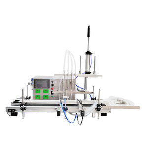 เครื่องบรรจุของเหลวอัตโนมัติแบบตั้งโต๊ะ ปั๊มแม่เหล็ก 220V ความแม่นยำสูง สำหรับบรรจุสุรา เครื่องดื่ม นม ซอส ซีอิ๊ว น้ำส้มสายชู - Product Image 1