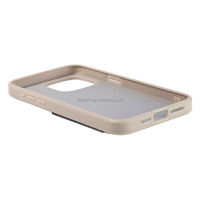 Nouveau produit Support de portefeuille Magsafe avec porte-cartes Airtag Étui de téléphone en cuir pour iPhone 16 Pro Max avec conception de barre