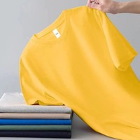 Camisetas Unisex al por Mayor T26419, 180g, Diseño Liso Informal, Precio de Fábrica, Impresión en Tela Jersey Sólida, Estilo Básico, 100% Poliéster