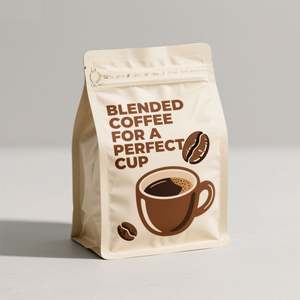 Custom 100g 150g 250g 500g 1kg Pla Biodegradable Side Gusset Flat Bottom Beans Packaging Compostable Coffee Bag con válvula - Product Image 4