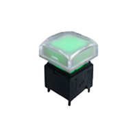 Interrupteur à bouton-poussoir électronique en plastique éclairé par LED 12V 12mm/15mm/17mm 1NO, marche/arrêt, à enclenchement momentané, tactile