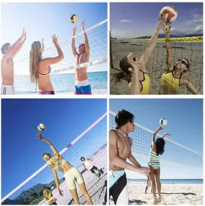 Сетки для волейбола/сетки для пляжного волейбола, лидер продаж, оптовая цена, Высококачественная уличная прочная сетка для волейбола нового дизайна