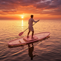 WOLANG Nouvelle Planche de Stand Up Paddle Gonflable Transparente Tendance pour le Surf (Vente en Gros)