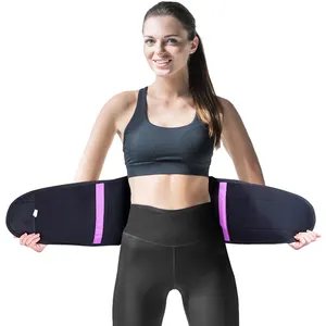 Sweat Waist Trimmer Lumbar Support Trainer Shaper Back Brace Sweatband Posture Corrector De Postura