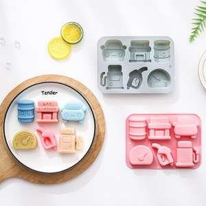 비누와 초콜릿을위한 여왕 친환경 식물 모양 실리콘 케이크 베이킹 금형 - Product Image 2