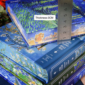 Bloc-notes XinyiArt A5 relié rigide, série Van Gogh, 144 feuilles, 90 g/m², pages vierges, carnet de croquis pour artiste, carnet de dessin - Product Image 3