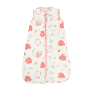 Sacco a pelo per bambini in morbida mussola sacco a pelo estivo in cotone organico sacco a pelo per bambini in mussola OEM traspirante bambù all'ingrosso - Product Image 1