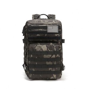 Sac à dos tactique de grande capacité 45L, camouflage d'attaque, pour les sports de plein air et l'alpinisme, genre populaire 3P - Product Image 6