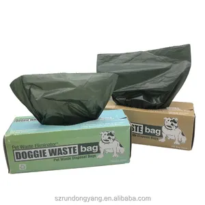 Biodegradabile amido di mais sacchetto di cacca di cane Eco Friendly amido di mais sacchetti di rifiuti per i fornitori