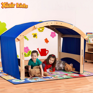 Trẻ em trong nhà den Tủ sách mẫu giáo bằng gỗ Kệ sách cho mầm non đọc sách Góc Thư Viện kệ sách không gian đọc - Product Image 1