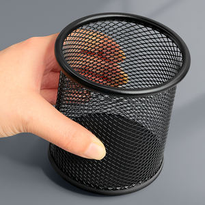 HUAJIE H099 pena Metal hitam pemegang dengan Logo kustom pilihan untuk alat tulis kantor penggunaan bisnis dan Desktop kalender penyimpanan - Product Image 6