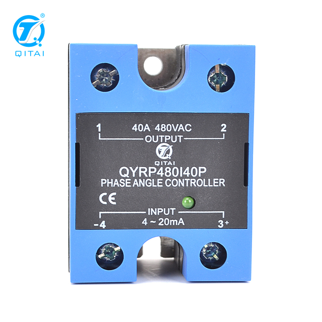 QYRP480140P Solid State Relay with LED Indicator 0-10VDC Load 480V Single Phase AC Voltage Controller