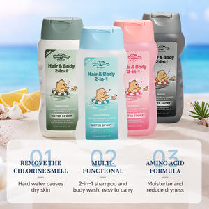 טיפול משפחתי ניקוי 2 ב 1 שמפו & גוף לשטוף מים ספורט פורמולה ספורט קרם שמפו לילדים ילד גבר ונשים - Product Image 2