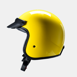 Mở mặt Mũ bảo hiểm Ba phần tư xe máy sợi Carbon phong cách retro Mũ bảo hiểm xe máy Bling - Product Image 6