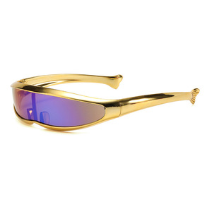 Gafas de Sol Futuristas Y2K con Protección UV400, Resistentes al Viento, Unisex, para Deportes al Aire Libre, Protección UV Moderna para Hombres y Mujeres - Product Image 3