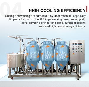 Cuves <span class=keywords><strong>De</strong></span> Fermentation pour Mini brasserie, clé en main Ss316l <span class=keywords><strong>200L</strong></span> - Product Image 4