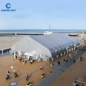 مخصصة في الهواء الطلق واضحة تمتد الإطار الرياضي الخيام الألومنيوم TFS خيمة منحنية خيام سرادق كبيرة لهذا الحدث