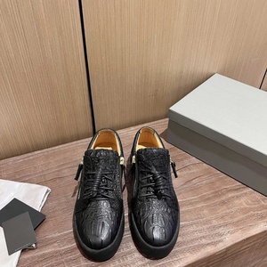 Zapatillas <span class=keywords><strong>de</strong></span> Lujo <span class=keywords><strong>de</strong></span> Alta Calidad para Hombre, Zapatos Casuales <span class=keywords><strong>de</strong></span> Cuero Genuino para Mujer, Marca GZ, Zapatos Deportivos <span class=keywords><strong>de</strong></span> Tenis, Mocasines con Cierre, Tallas 35-48 0017 - Product Image 2