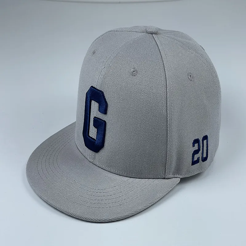 De los hombres #20 Josh Gibson del sombrero del Snapback Homestead Grays Liga <span class=keywords><strong>Nacional</strong></span> Negra G gorra de béisbol bordado Grey