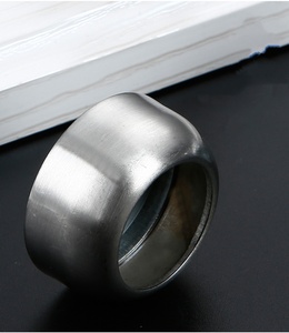 Stainless steel ball flange seat wardrobe flange round tube seat <b>bracket</b> clothes hanger seat - Product Image 3