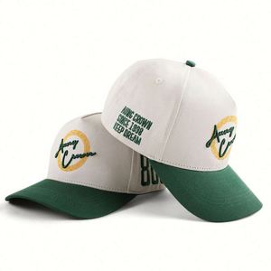 Gorra de Béisbol Bordada Personalizada de Fábrica, Unisex, de 5 Paneles, Tela de Algodón, Tamaño Ajustable, Visera Curva de Dos Tonos - Product Image 3