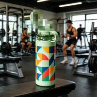 Bouteille d'eau isotherme sport en acier inoxydable 24 oz avec couvercle magnétique N52 MagSafe – Vente chaude usine