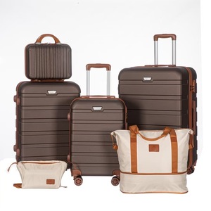 6-Mảnh ABS Du Lịch Sang Trọng Hành Lý Đặt 7/12/16/20/24/28 Inch Túi Xách Thời Trang Bền Thiết Kế Độc Quyền Hot Bán Vẻ Đẹp Của Người Phụ Nữ - Product Image 5