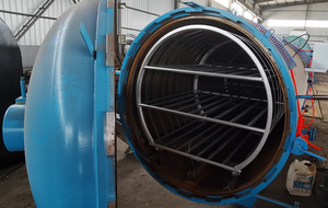 Horizontal Cylindrical Mushroom Autoclave Large Volume Steam Sterilizer 3.4CBM Customized Equipment for Mushroom <b>Farm</b> - Product Image 5