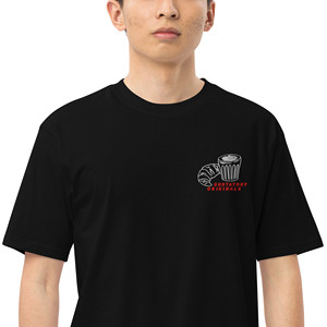 GUSTATORY Originals Postcards From Sunday T-shirt brodé en coton épais - Product Image 4