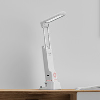 Banque d'alimentation ABS flexible, 3 niveaux de luminosité, type C, rechargeable par USB, lampes de lecture LED, lampe torche portable, support de téléphone, lampe de table
