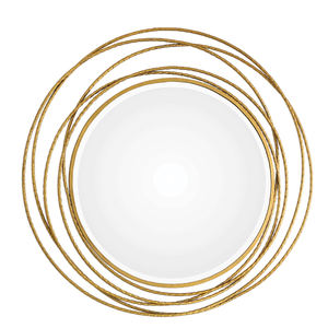 แหวนหมุนได้กระจกติดผนังทันสมัยทองเหลืองโบราณ - Product Image 1