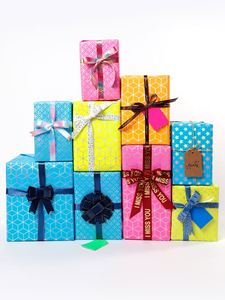 กระดาษห่อของขวัญแบบปั๊มร้อนบรรจุภัณฑ์กระดาษห่อ - Product Image 6