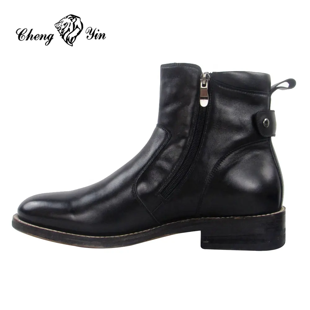2021 High Quality Wholesale Price Comfortable Boots Europe Men's Genuine Leather Shoes Heating Boots For Man