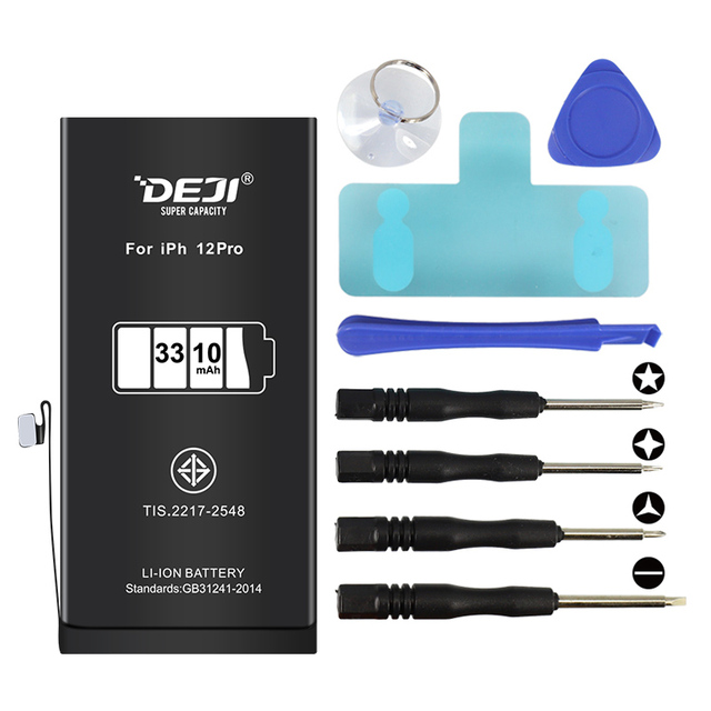 Zero Cycle High Capacity 3310mah Battery for Iphone 12 Pro Cell Phone Batterie