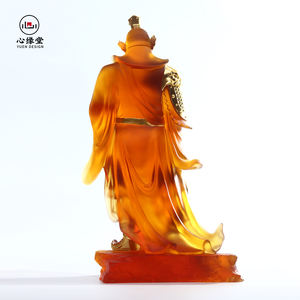 Artisanat en cristal de style rétro chinois, décorations <span class=keywords><strong>Feng</strong></span> <span class=keywords><strong>Shui</strong></span> symbolisant la richesse, sculpture bouddhiste en cristal pour la maison et le <span class=keywords><strong>bureau</strong></span> - Product Image 2