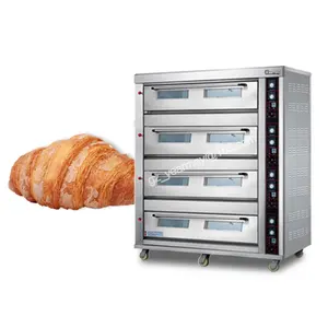 Ekmek pişirme için endüstriyel fırın elektrikli ticari fırın ekmek fırını ekmek ve kek fırın ekipmanları Pizza makinesi için