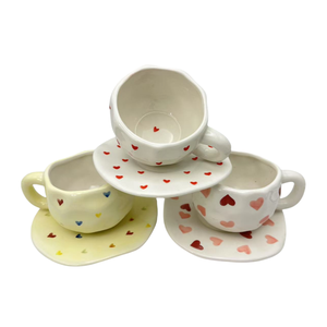 Customized Handmade Pottery Cups <b>Made</b>-to-order Ceramic Mug Different Shapes Ceramic Drinkware with logo - Product Image 2