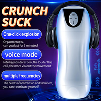Henho FJ-03 Godemiché vibrant automatique en forme d'avion, rechargeable par USB, étanche, en silicone et ABS, sensation de toucher réel, 10 fréquences