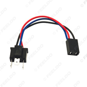 Adaptateur de prise de câblage de phare de voiture H4 à H7 Connecteur Plug Auto Light Wire Cable - Product Image 1