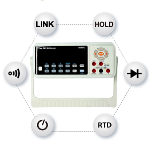Multímetro Digital de Bancada VA801C 60000 Contagens True RMS VFD Voltímetro de Corrente Temperatura LAN Bluetooth de Mesa Alta Precisão - Product Image 3