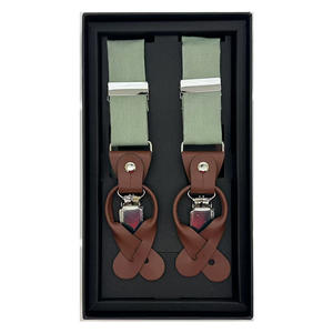 यूनिक्स समायोज्य वयस्क पट्टियों के लिए वाई आकार क्लिप-ऑन पुरुषों के सस्पेंडर्स 3 क्लिप पैंट ब्रेसेस बॉक्स के लिए - Product Image 1