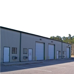 Bâtiment en structure d'acier préfabriquée conforme à la norme ASTM, usine industrielle modulaire durable en acier fabriqué, entrepôt moderne - Product Image 2