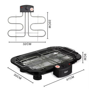 Grill électrique antiadhésif sans fumée en acier inoxydable pour barbecue d'intérieur – Nouveauté promotionnelle - Product Image 6