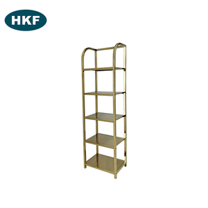 Estante de exhibición Gold Store para bolsos, zapatos, muebles de diseño de interiores para venta al por menor, estilo de piso de vidrio, bolso de mano, escaparate - Product Image 6