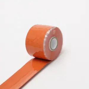 橙色金墙硅胶自粘胶带材料标准低价绝缘