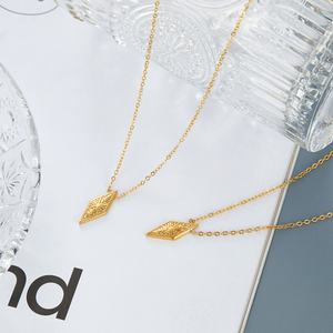 Big Popularity Unbreakable Wholesale Fine Jewelry Necklaces Stainless Steel Minimalist Fashion Pendant Necklaces for Women/<b>Men</b> - Product Image 2