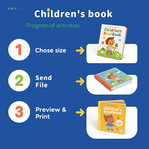 Stampa di Libri Cartonati Personalizzati per Bambini e Neonati, Libri Educativi con Angoli Arrotondati in Cartone Spesso - Product Image 5